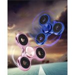 Wholesale Aluminum Metal Classic Fidget Spinner Hand Stress Reducer Toy for Anxiety Adult, Child (Blue)